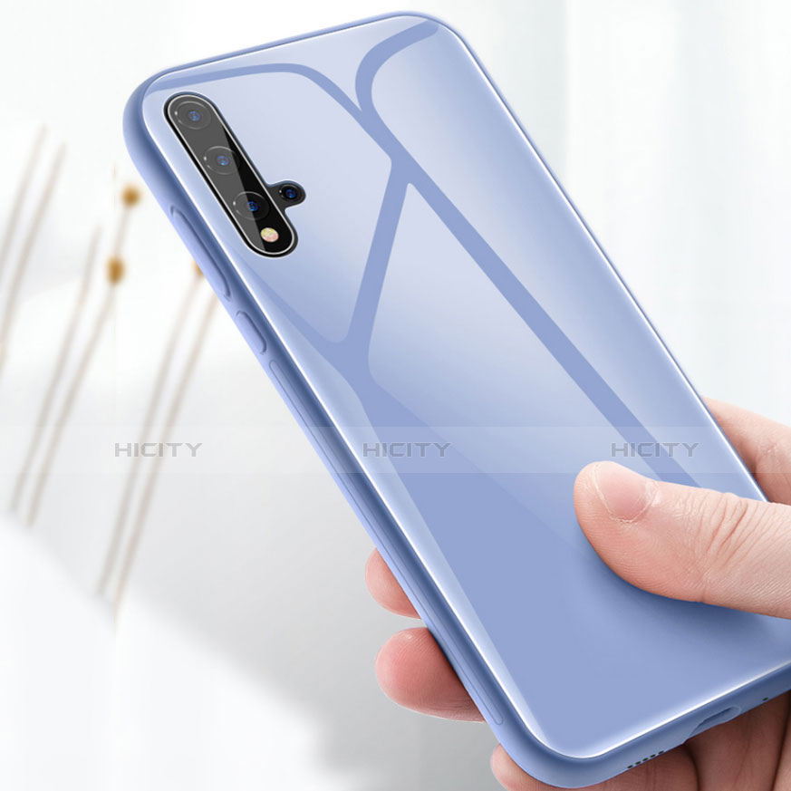 Coque Rebord Contour Silicone et Vitre Miroir Housse Etui T05 pour Huawei Honor 20 Plus