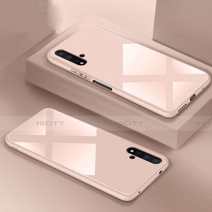 Coque Rebord Contour Silicone et Vitre Miroir Housse Etui T05 pour Huawei Nova 5T Plus