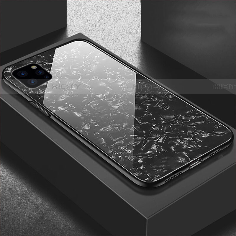 Coque Rebord Contour Silicone et Vitre Miroir Housse Etui T06 pour Apple iPhone 11 Pro Max Plus