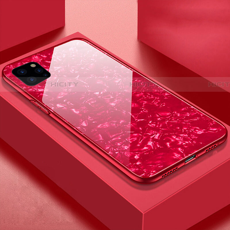 Coque Rebord Contour Silicone et Vitre Miroir Housse Etui T06 pour Apple iPhone 11 Pro Max Plus