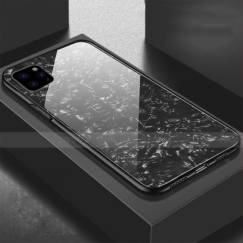 Coque Rebord Contour Silicone et Vitre Miroir Housse Etui T06 pour Apple iPhone 11 Pro Plus