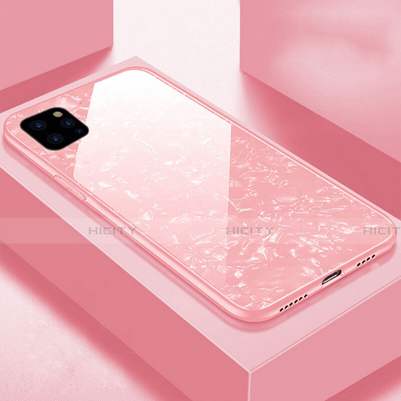 Coque Rebord Contour Silicone et Vitre Miroir Housse Etui T06 pour Apple iPhone 11 Pro Plus