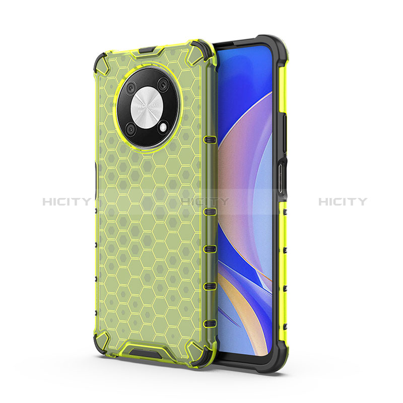 Coque Rebord Contour Silicone et Vitre Transparente Housse Etui 360 Degres AM1 pour Huawei Enjoy 50 Pro Vert Plus