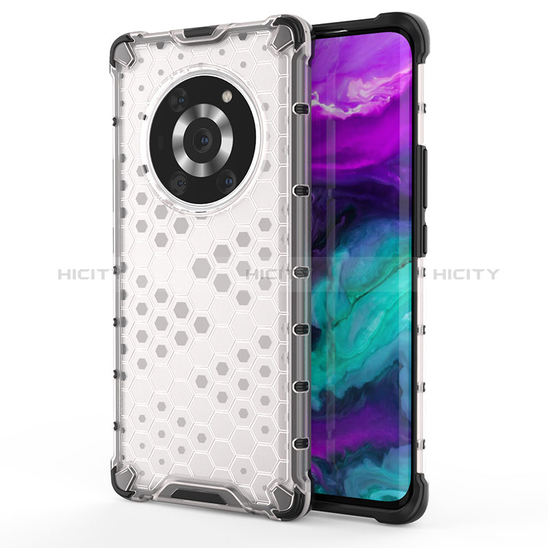 Coque Rebord Contour Silicone et Vitre Transparente Housse Etui 360 Degres AM1 pour Huawei Honor Magic3 Pro 5G Plus