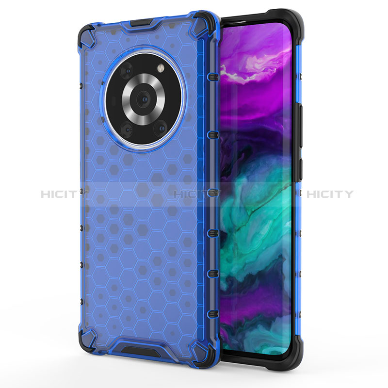 Coque Rebord Contour Silicone et Vitre Transparente Housse Etui 360 Degres AM1 pour Huawei Honor Magic3 Pro 5G Plus