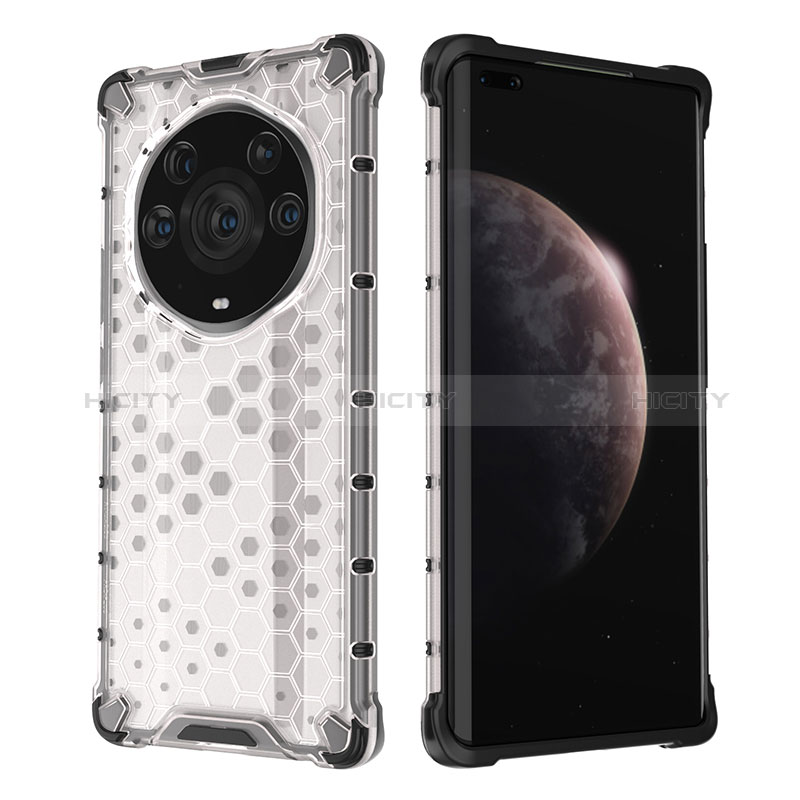 Coque Rebord Contour Silicone et Vitre Transparente Housse Etui 360 Degres AM1 pour Huawei Honor Magic3 Pro+ Plus 5G Plus