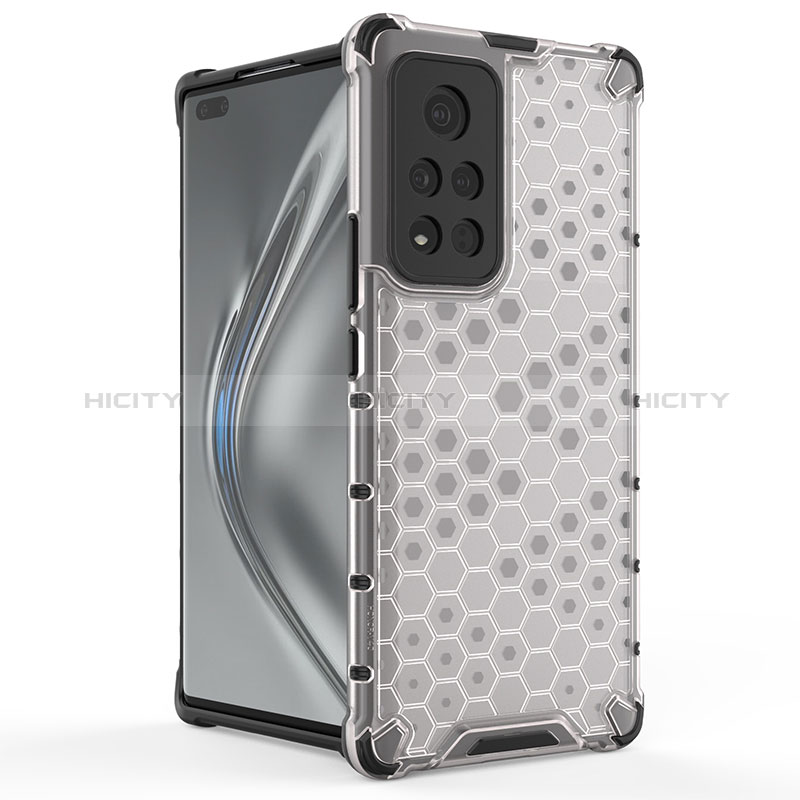 Coque Rebord Contour Silicone et Vitre Transparente Housse Etui 360 Degres AM1 pour Huawei Honor V40 5G Plus