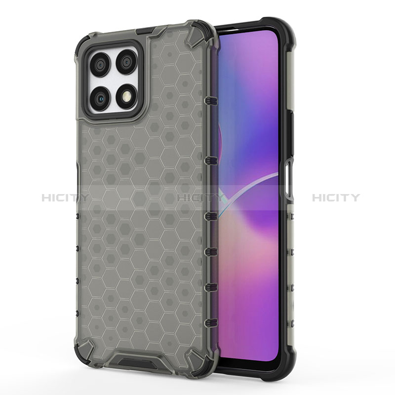 Coque Rebord Contour Silicone et Vitre Transparente Housse Etui 360 Degres AM1 pour Huawei Honor X30i Noir Plus