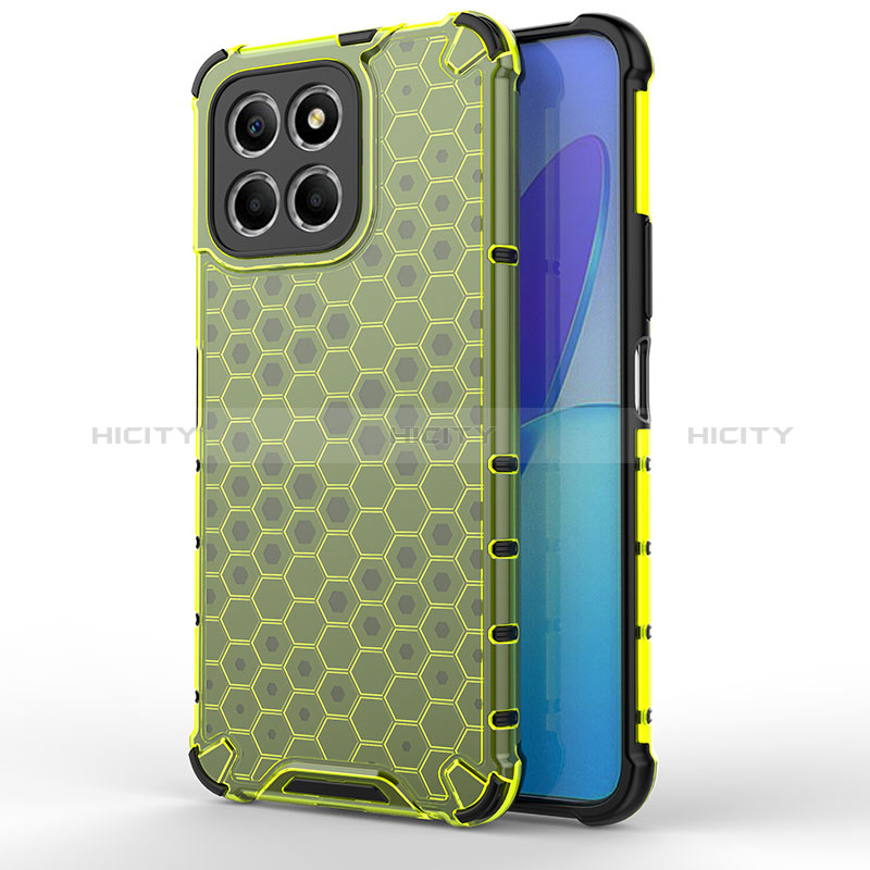 Coque Rebord Contour Silicone et Vitre Transparente Housse Etui 360 Degres AM1 pour Huawei Honor X8 5G Vert Plus