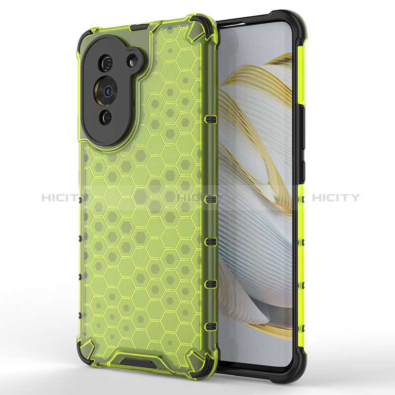 Coque Rebord Contour Silicone et Vitre Transparente Housse Etui 360 Degres AM1 pour Huawei Nova 10 Pro Plus