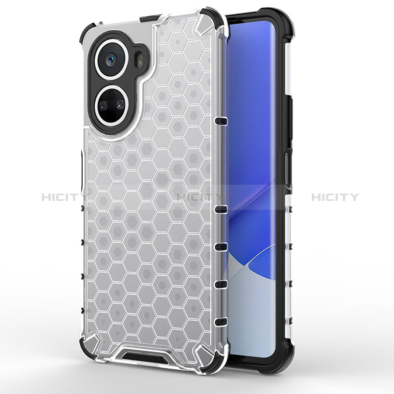 Coque Rebord Contour Silicone et Vitre Transparente Housse Etui 360 Degres AM1 pour Huawei Nova 10 SE Plus