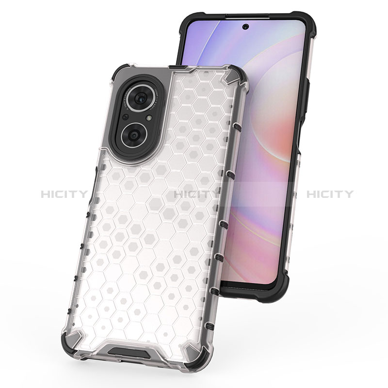 Coque Rebord Contour Silicone et Vitre Transparente Housse Etui 360 Degres AM1 pour Huawei Nova 9 SE Plus