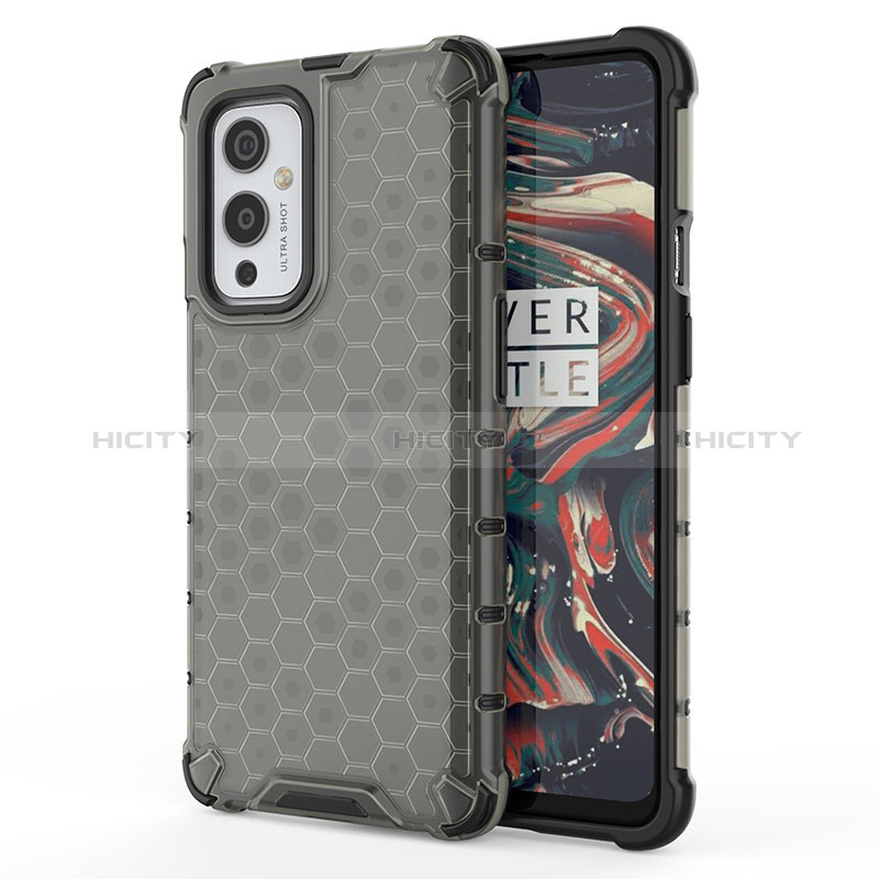 Coque Rebord Contour Silicone et Vitre Transparente Housse Etui 360 Degres AM1 pour OnePlus 9 5G Plus