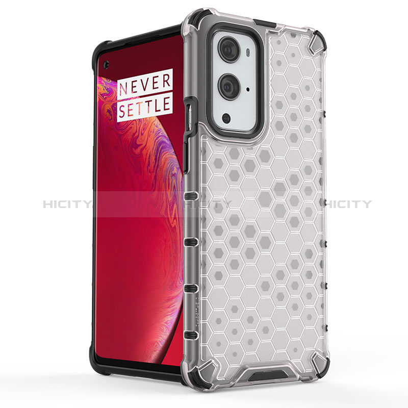 Coque Rebord Contour Silicone et Vitre Transparente Housse Etui 360 Degres AM1 pour OnePlus 9 Pro 5G Plus