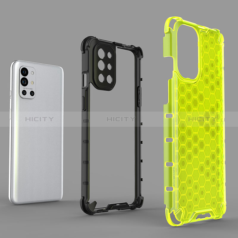 Coque Rebord Contour Silicone et Vitre Transparente Housse Etui 360 Degres AM1 pour OnePlus 9R 5G Plus