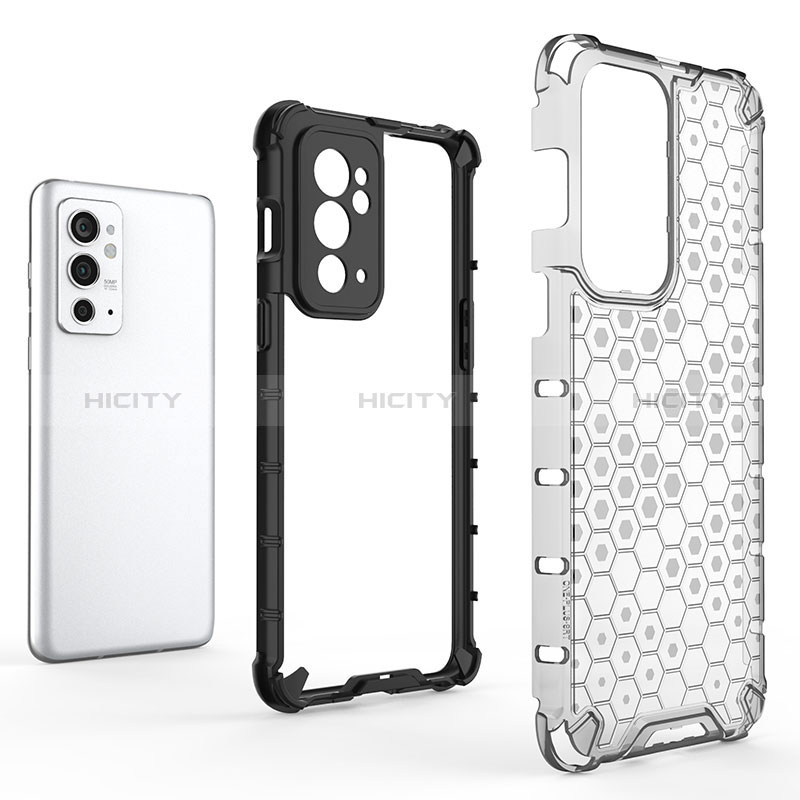 Coque Rebord Contour Silicone et Vitre Transparente Housse Etui 360 Degres AM1 pour OnePlus 9RT 5G Plus