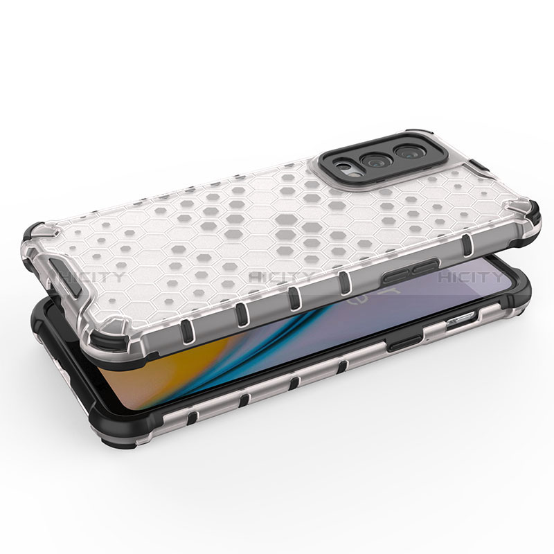 Coque Rebord Contour Silicone et Vitre Transparente Housse Etui 360 Degres AM1 pour OnePlus Nord 2 5G Plus