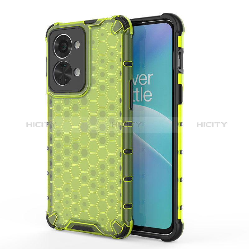 Coque Rebord Contour Silicone et Vitre Transparente Housse Etui 360 Degres AM1 pour OnePlus Nord 2T 5G Plus