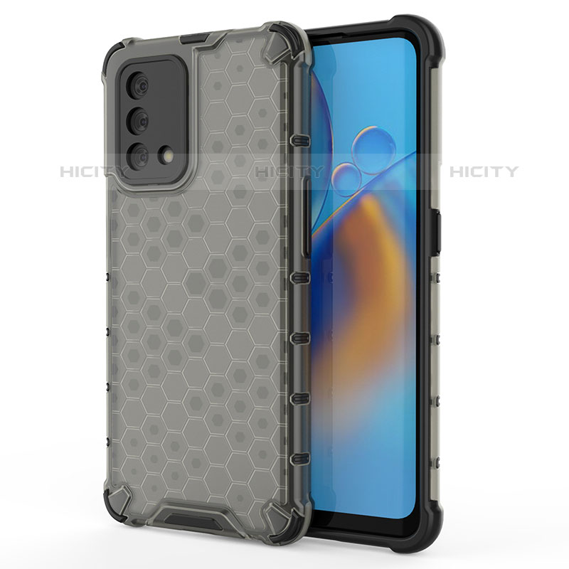 Coque Rebord Contour Silicone et Vitre Transparente Housse Etui 360 Degres AM1 pour Oppo A74 4G Noir Plus