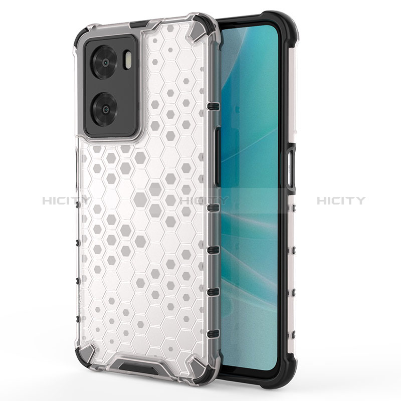 Coque Rebord Contour Silicone et Vitre Transparente Housse Etui 360 Degres AM1 pour Oppo A77 4G Plus