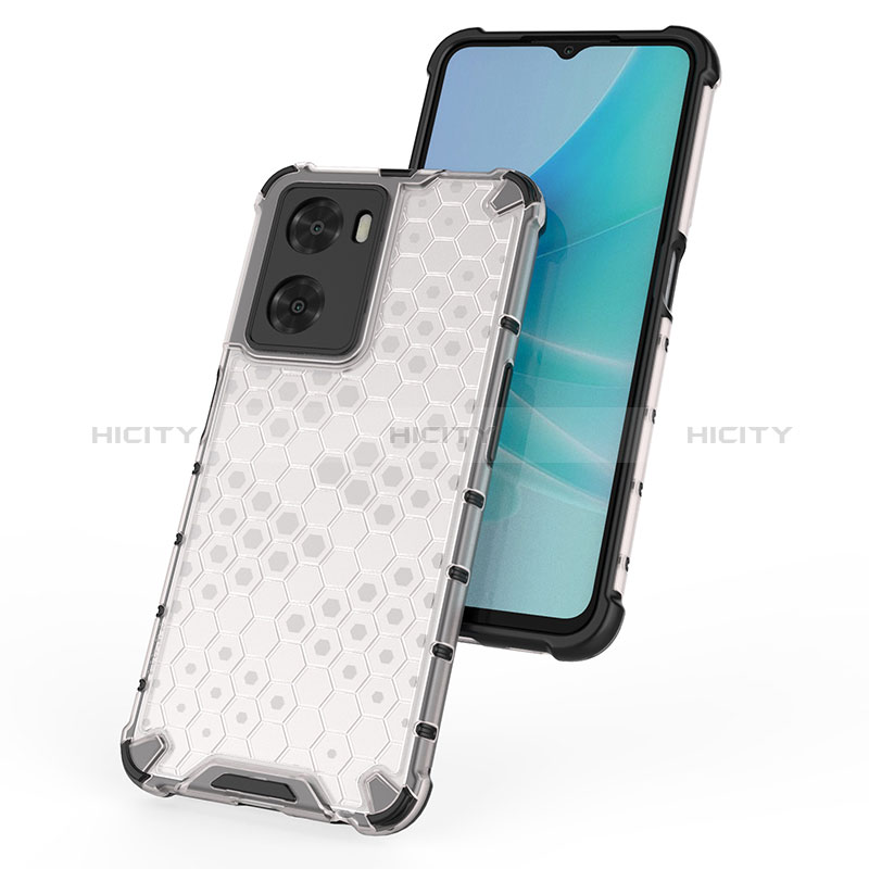 Coque Rebord Contour Silicone et Vitre Transparente Housse Etui 360 Degres AM1 pour Oppo A77s Plus