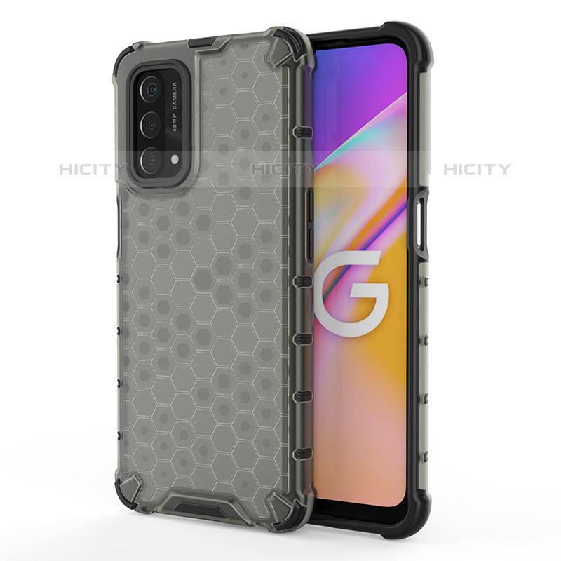 Coque Rebord Contour Silicone et Vitre Transparente Housse Etui 360 Degres AM1 pour Oppo A93 5G Noir Plus