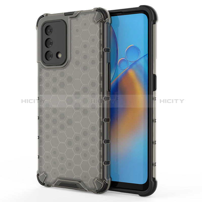 Coque Rebord Contour Silicone et Vitre Transparente Housse Etui 360 Degres AM1 pour Oppo A95 4G Noir Plus