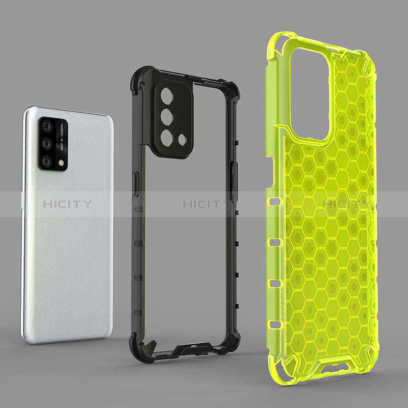 Coque Rebord Contour Silicone et Vitre Transparente Housse Etui 360 Degres AM1 pour Oppo F19s Plus