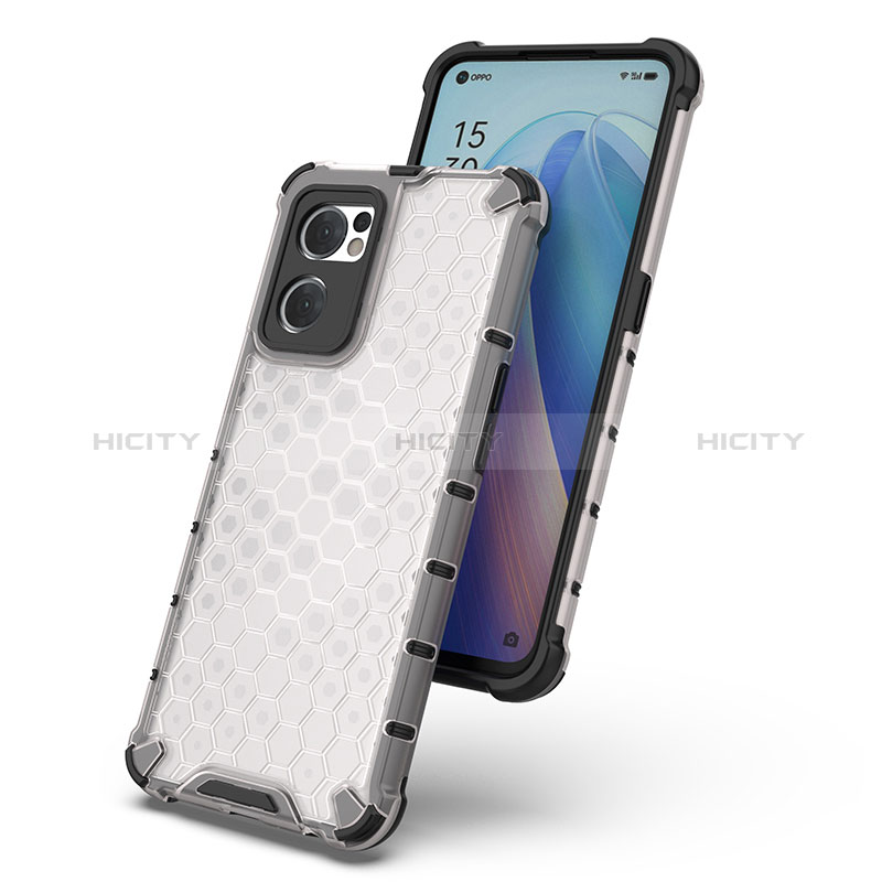 Coque Rebord Contour Silicone et Vitre Transparente Housse Etui 360 Degres AM1 pour Oppo Find X5 Lite 5G Plus