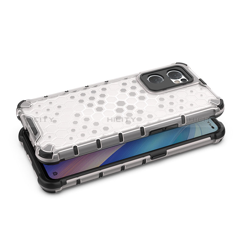 Coque Rebord Contour Silicone et Vitre Transparente Housse Etui 360 Degres AM1 pour Oppo Find X5 Lite 5G Plus