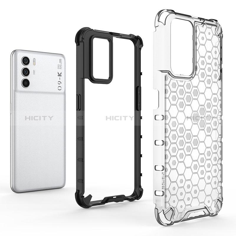 Coque Rebord Contour Silicone et Vitre Transparente Housse Etui 360 Degres AM1 pour Oppo K9 Pro 5G Plus