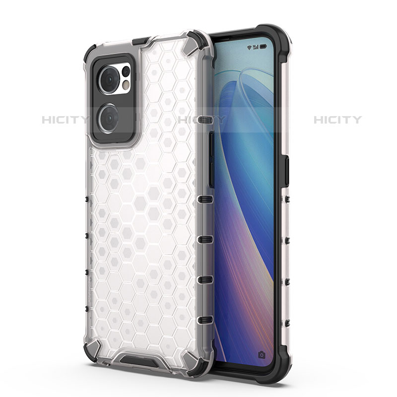 Coque Rebord Contour Silicone et Vitre Transparente Housse Etui 360 Degres AM1 pour Oppo Reno7 5G Plus