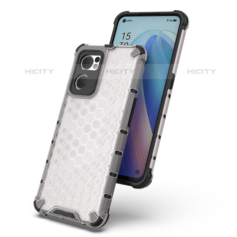 Coque Rebord Contour Silicone et Vitre Transparente Housse Etui 360 Degres AM1 pour Oppo Reno7 5G Plus