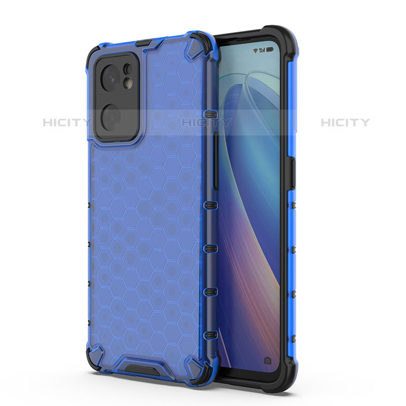 Coque Rebord Contour Silicone et Vitre Transparente Housse Etui 360 Degres AM1 pour Oppo Reno7 SE 5G Plus