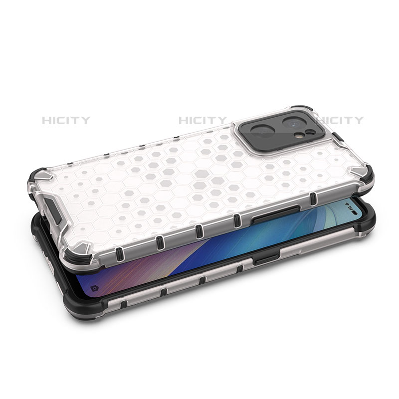 Coque Rebord Contour Silicone et Vitre Transparente Housse Etui 360 Degres AM1 pour Oppo Reno7 SE 5G Plus