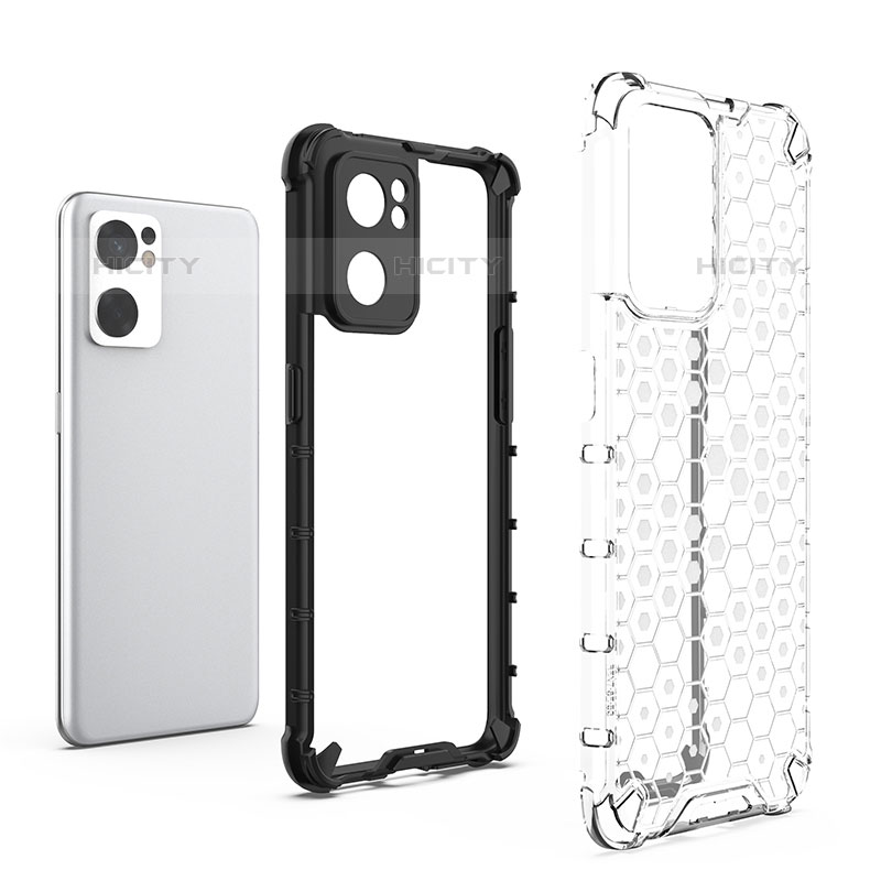 Coque Rebord Contour Silicone et Vitre Transparente Housse Etui 360 Degres AM1 pour Oppo Reno7 SE 5G Plus