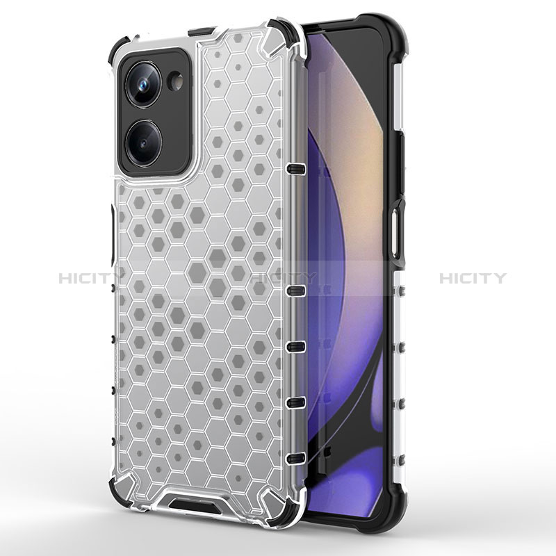 Coque Rebord Contour Silicone et Vitre Transparente Housse Etui 360 Degres AM1 pour Realme 10 Pro 5G Plus