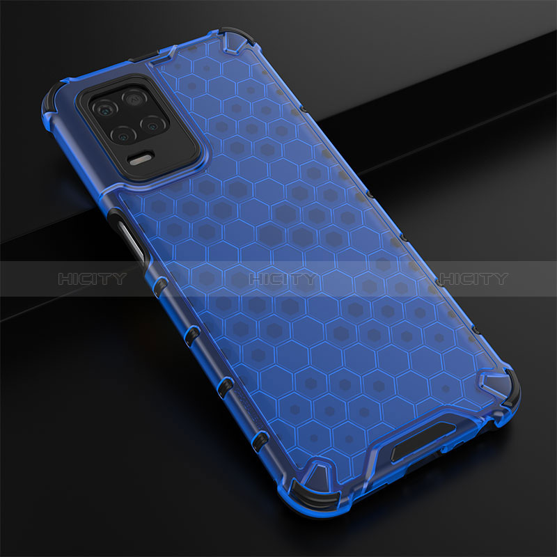 Coque Rebord Contour Silicone et Vitre Transparente Housse Etui 360 Degres AM1 pour Realme 8 5G Plus