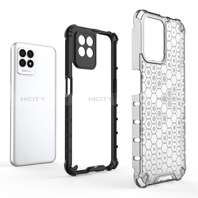 Coque Rebord Contour Silicone et Vitre Transparente Housse Etui 360 Degres AM1 pour Realme 8i Plus