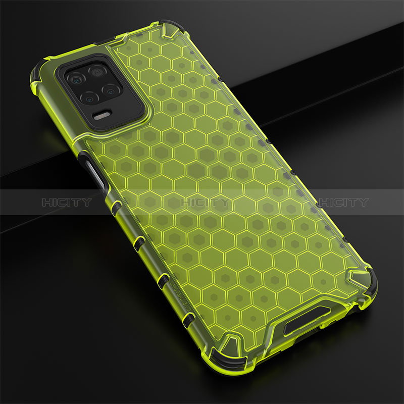 Coque Rebord Contour Silicone et Vitre Transparente Housse Etui 360 Degres AM1 pour Realme 8s 5G Plus