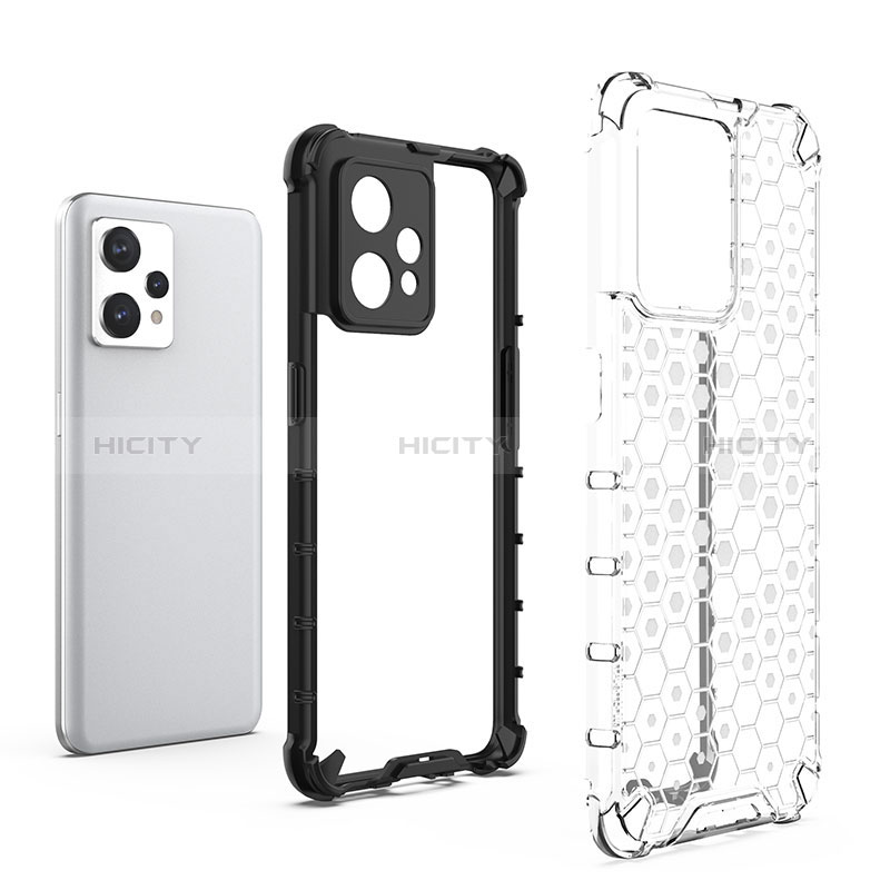 Coque Rebord Contour Silicone et Vitre Transparente Housse Etui 360 Degres AM1 pour Realme 9 4G Plus