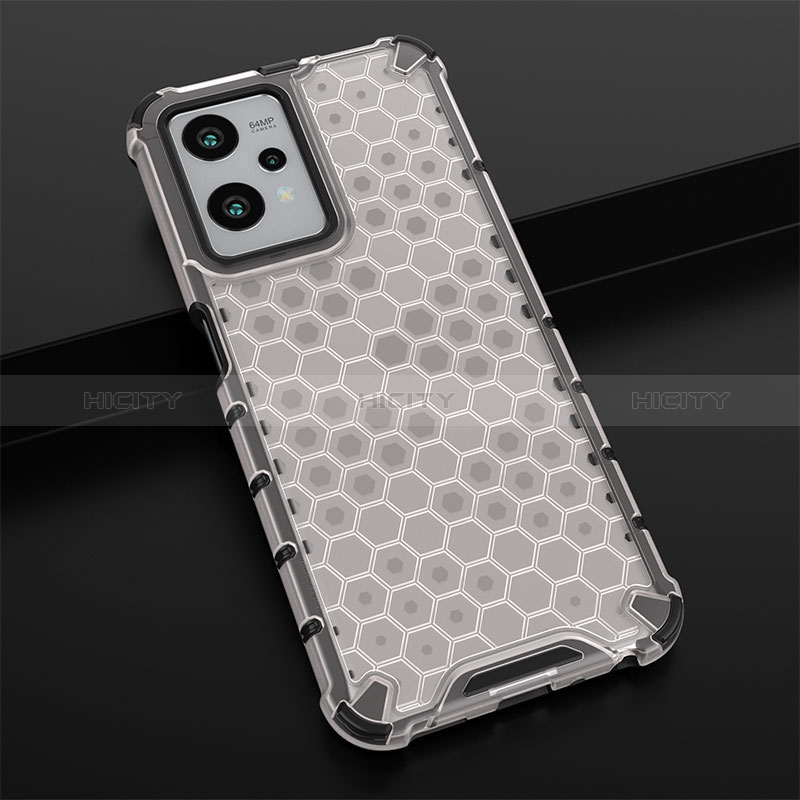 Coque Rebord Contour Silicone et Vitre Transparente Housse Etui 360 Degres AM1 pour Realme 9 Pro 5G Blanc Plus