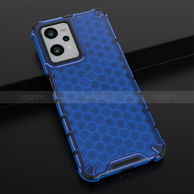 Coque Rebord Contour Silicone et Vitre Transparente Housse Etui 360 Degres AM1 pour Realme 9 Pro 5G Bleu Plus