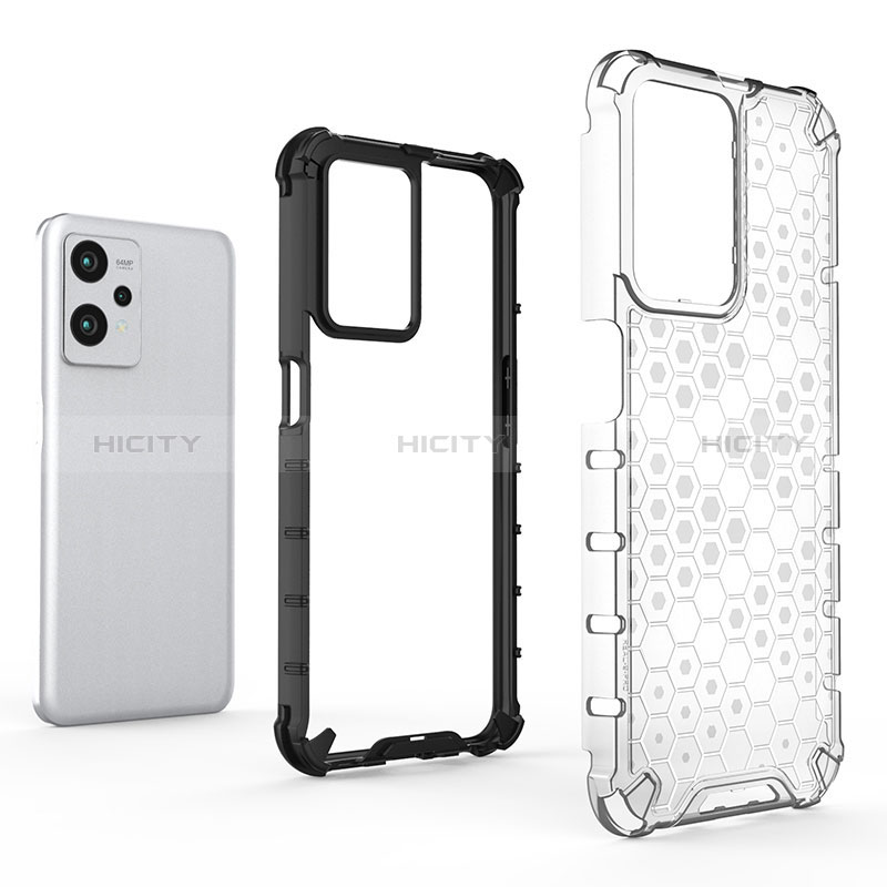 Coque Rebord Contour Silicone et Vitre Transparente Housse Etui 360 Degres AM1 pour Realme 9 Pro 5G Plus