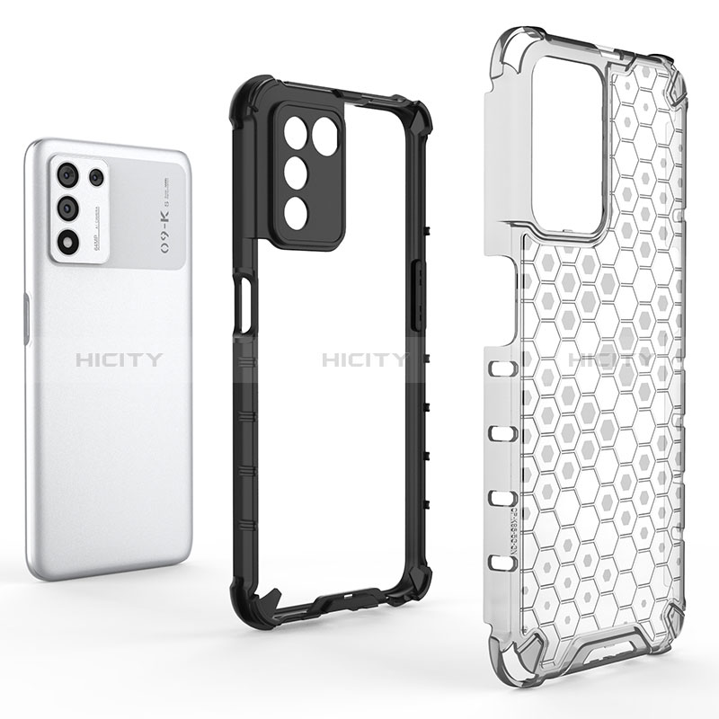 Coque Rebord Contour Silicone et Vitre Transparente Housse Etui 360 Degres AM1 pour Realme 9 SE 5G Plus