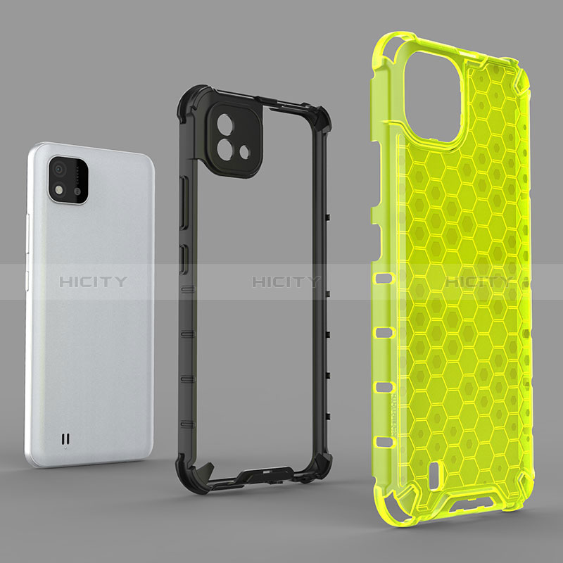 Coque Rebord Contour Silicone et Vitre Transparente Housse Etui 360 Degres AM1 pour Realme C20 Plus