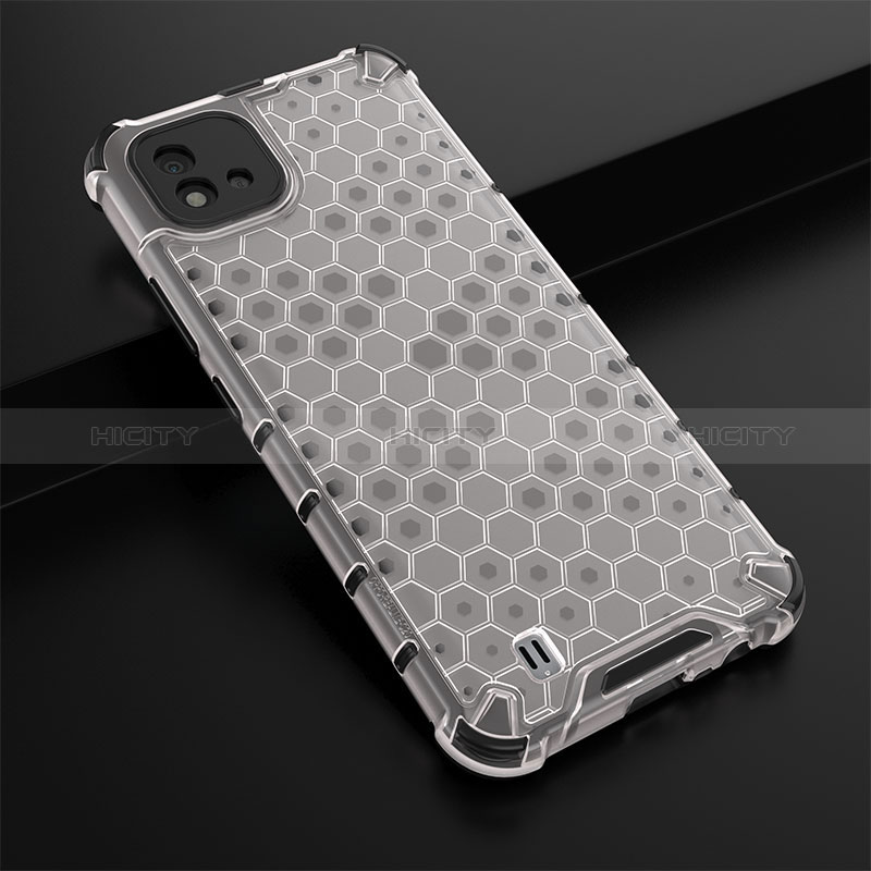 Coque Rebord Contour Silicone et Vitre Transparente Housse Etui 360 Degres AM1 pour Realme C20 Plus