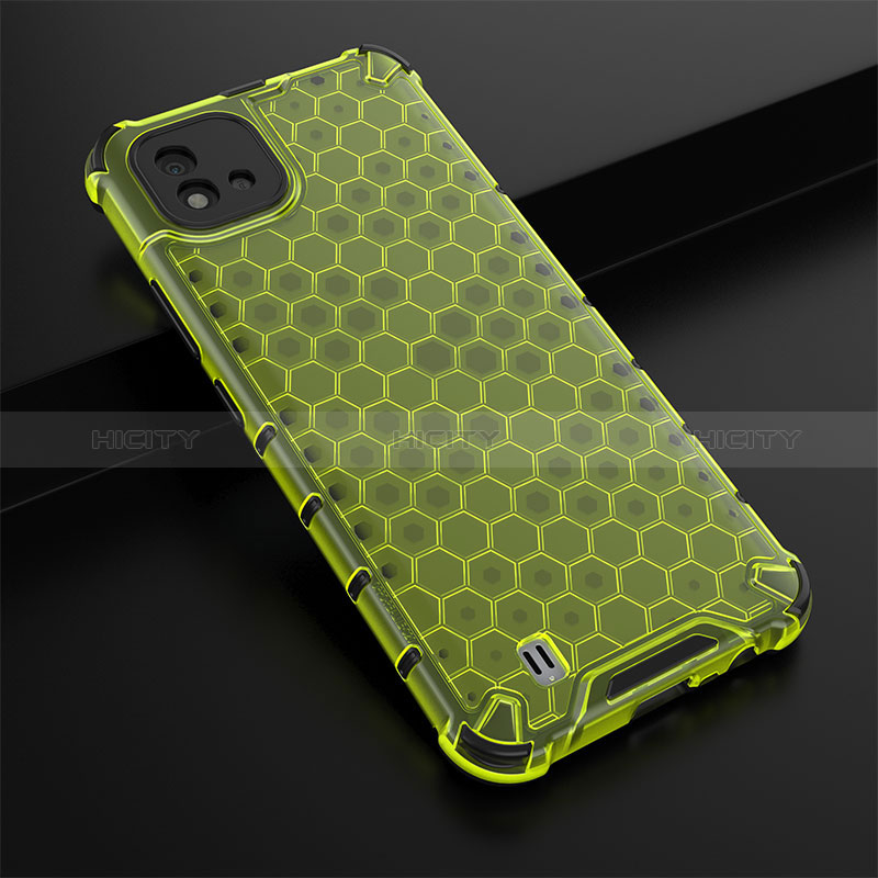 Coque Rebord Contour Silicone et Vitre Transparente Housse Etui 360 Degres AM1 pour Realme C20 Plus