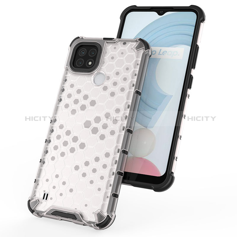 Coque Rebord Contour Silicone et Vitre Transparente Housse Etui 360 Degres AM1 pour Realme C21 Plus