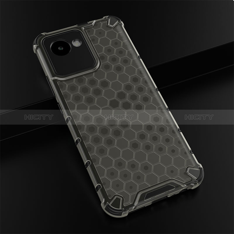 Coque Rebord Contour Silicone et Vitre Transparente Housse Etui 360 Degres AM1 pour Realme C30 Plus